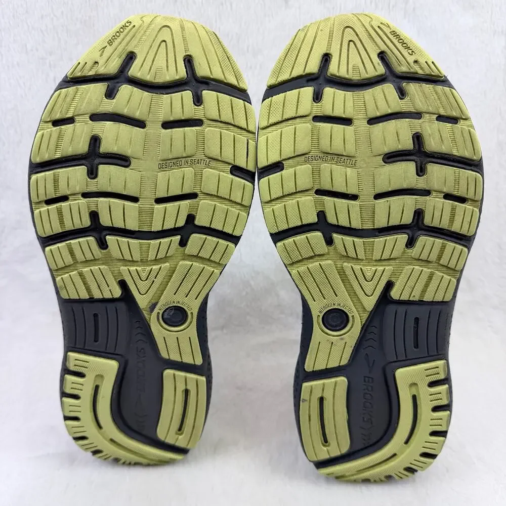 Brooks Ghost 16 Mens Running Shoes Primer Gray Lime Size 10 Neutral Cushion